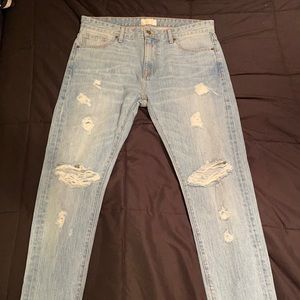 Men’s ORO Los Angeles distressed jeans